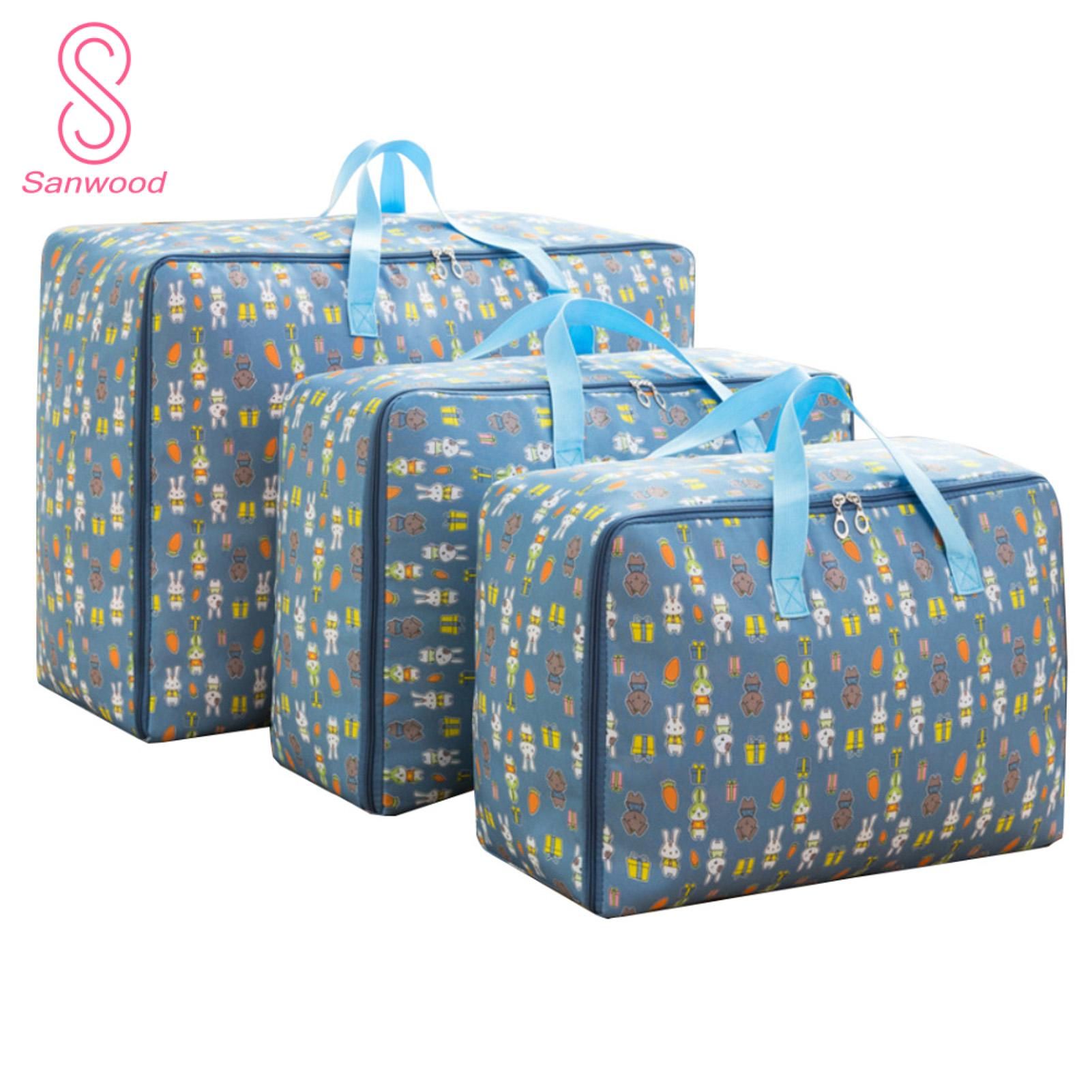 Clothing Storage Case Colorful Compact Moving Supplies Quilt Organizer Bag