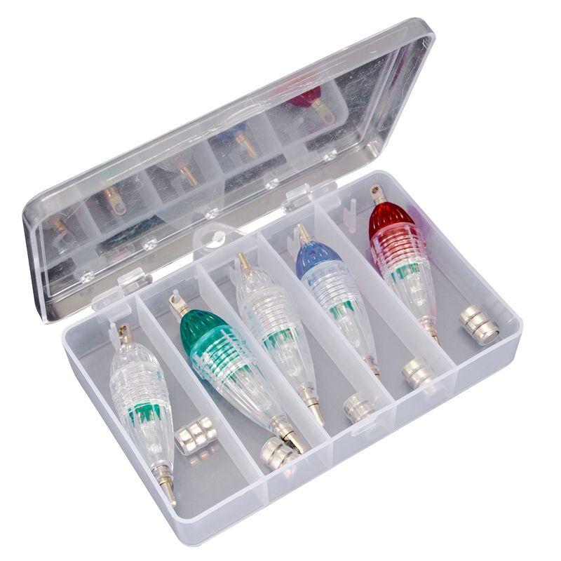 LED Underwater Fishing Light Boat Dock Waterproof Lure Bait Fish Light Super Bright Night Lamp Deep Drop Light with Box