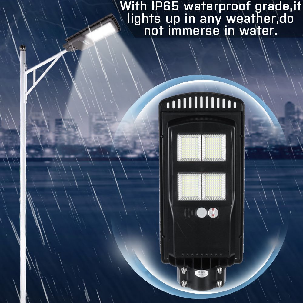 Lager Solar Street Light-2000W/1800W 1152LED/720LED Light Control+Radar Induction+PIR Motion Sensor+Remote Control Solar Street Light Outdoor Garden Patio Street Lighting Security Lamp