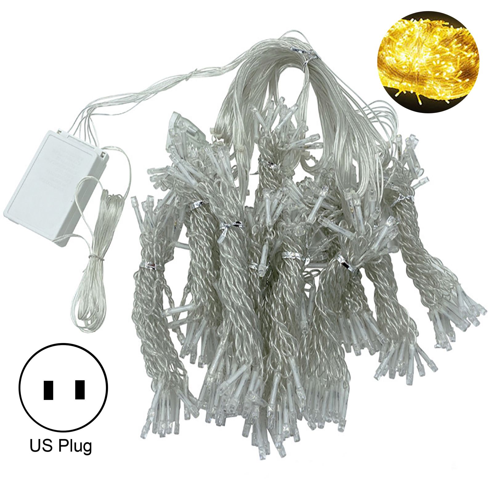 Fairy Light 8 Modes Adjusle Home Decorative Curtain Lamp