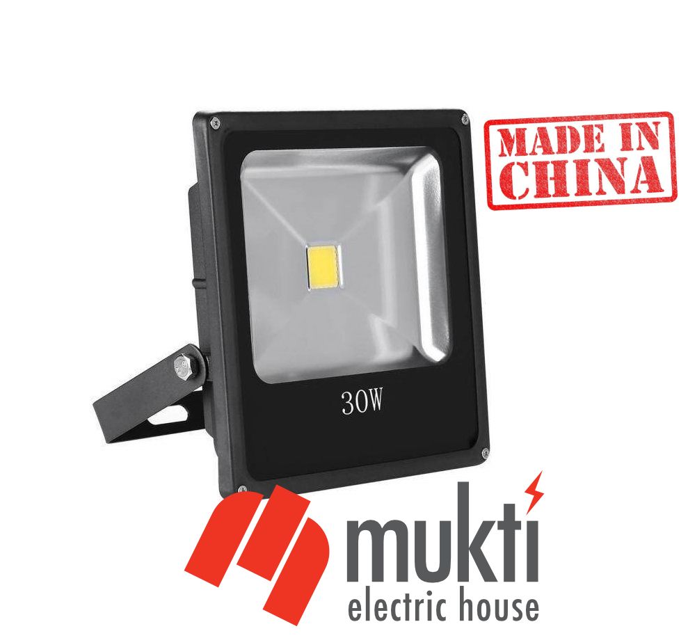 Imported China 30W White LED Flood Light Waterproof Outdoor Spotlight Wall Yard Garden Security Lamp