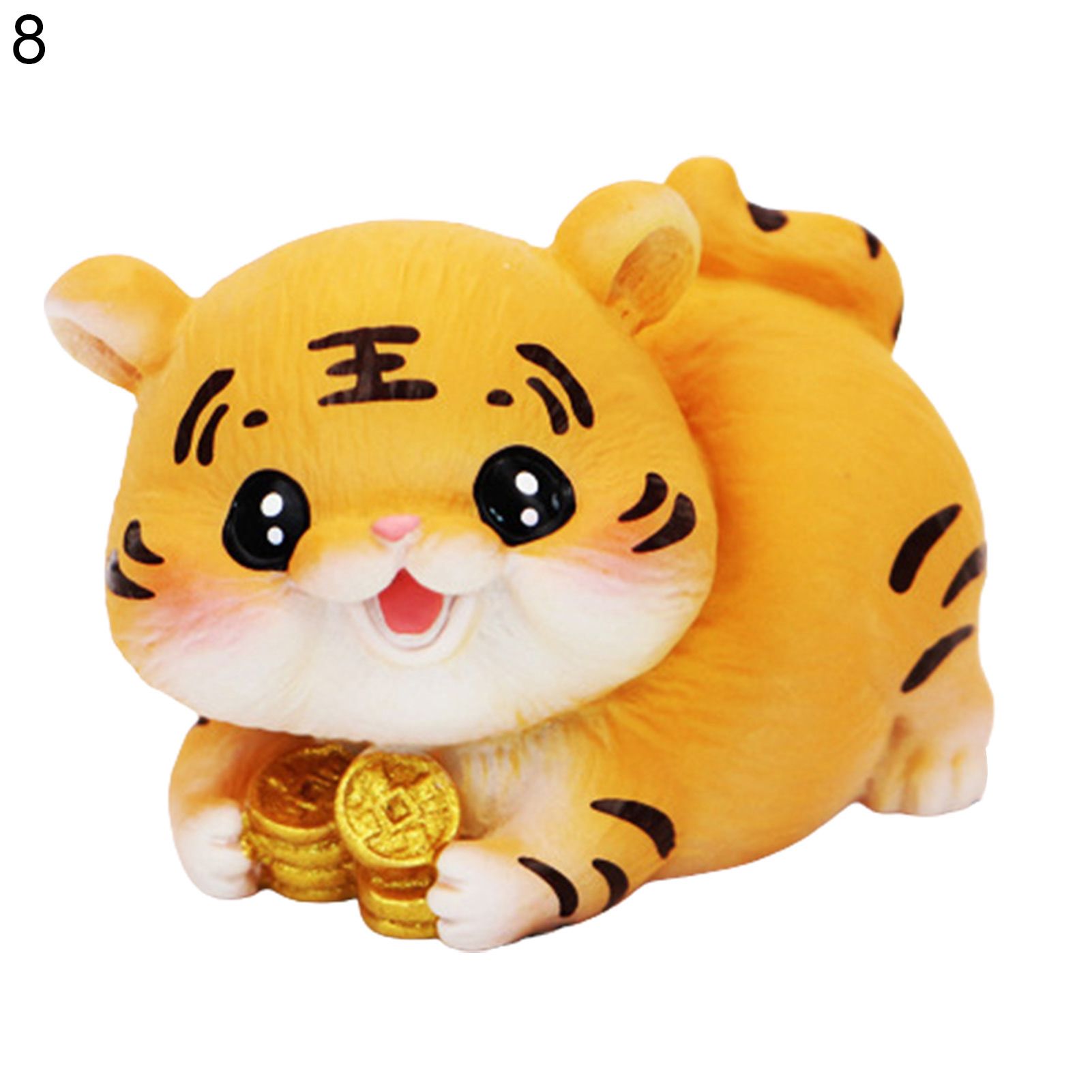 Tiger Sculpture Long-lasting Adorable Delicate Tiger Figure