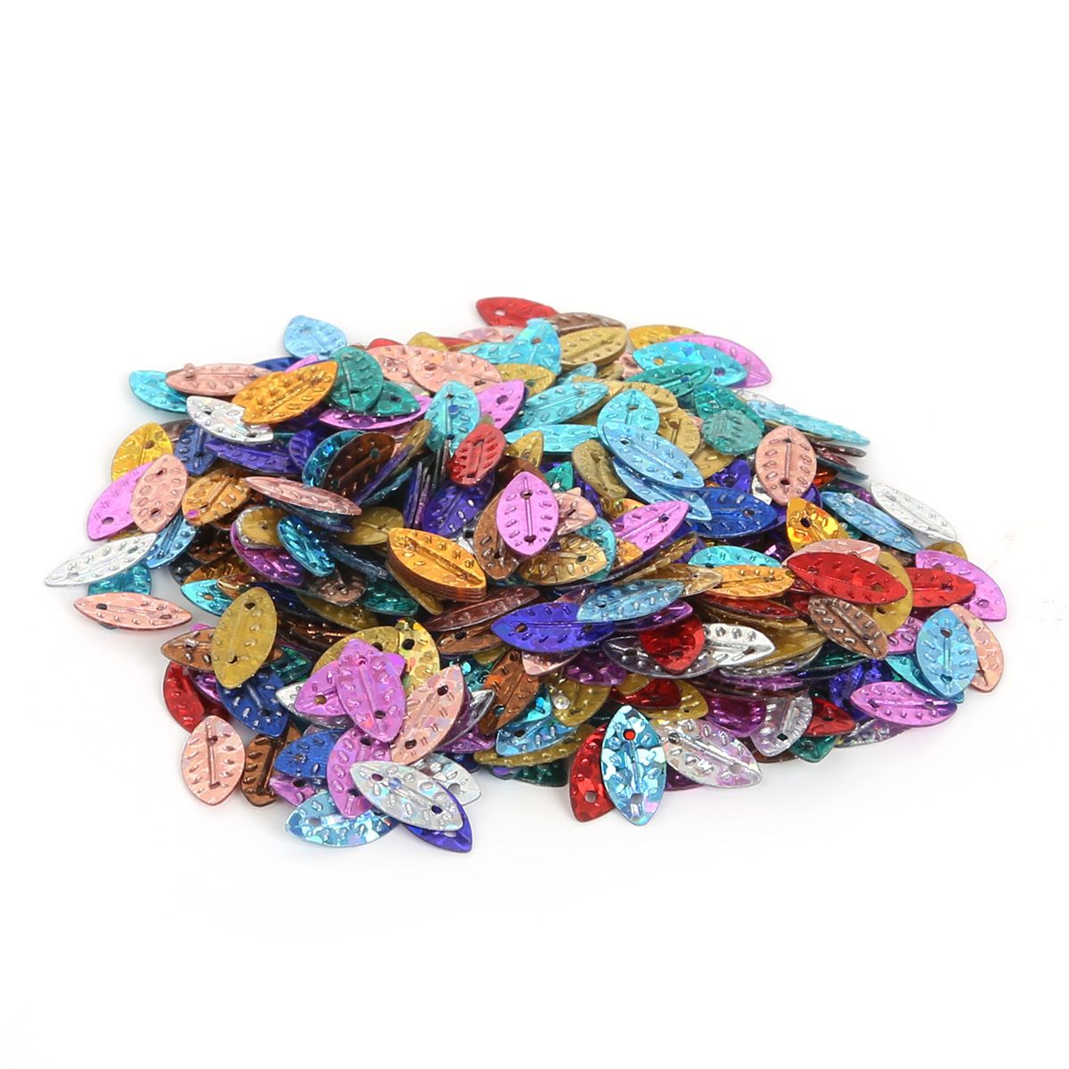 20g/bag Laser Sequins Double Sided Color Sequins Various Shapes Nail Decoration