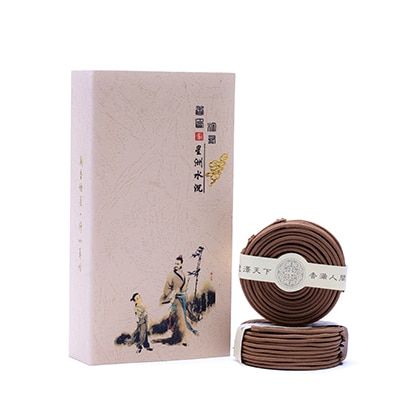 PINNY Sandalwood Incense Coil Refreshing Herbal Encens Spirale Antiseptic Home Fragrance Handmade Aromatherapy Sticks