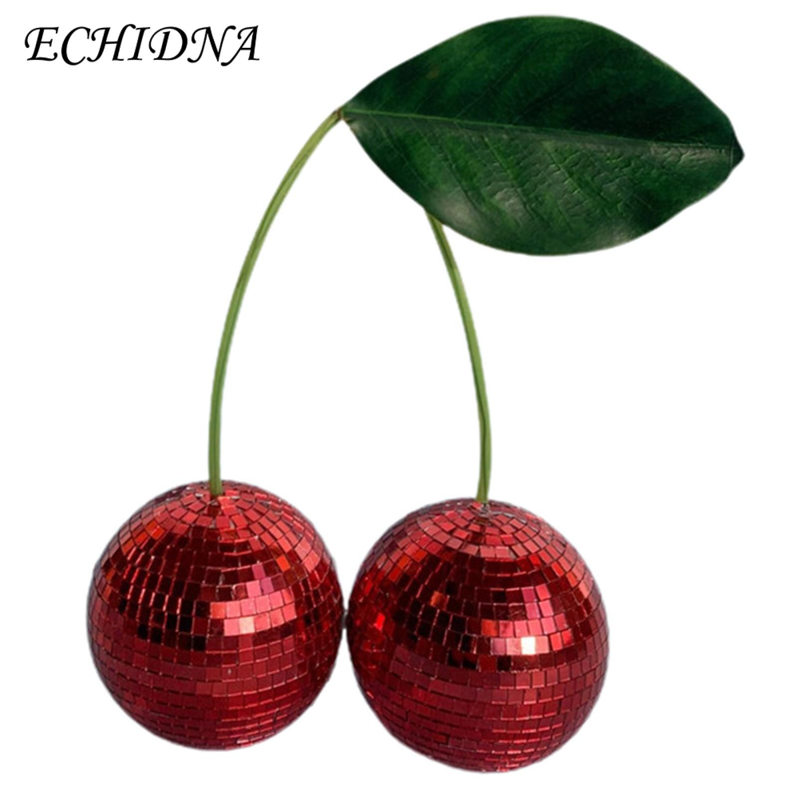 ECHIDNA Mirror Ball Handcrafted Delicate Kawaii Cherry Mirror Ball