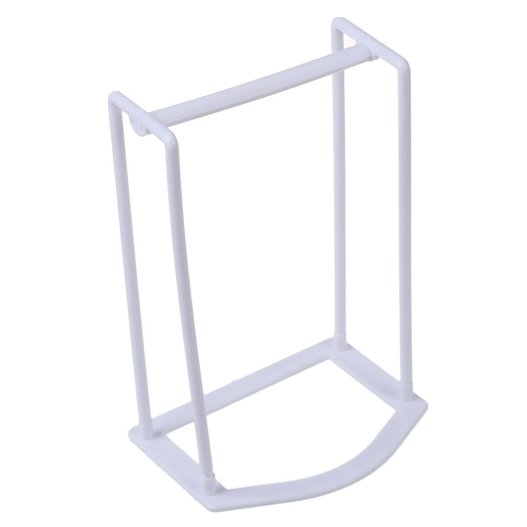 1pcs Smart Design Clothes Hanger Stacker Holder Storage Rack（white）