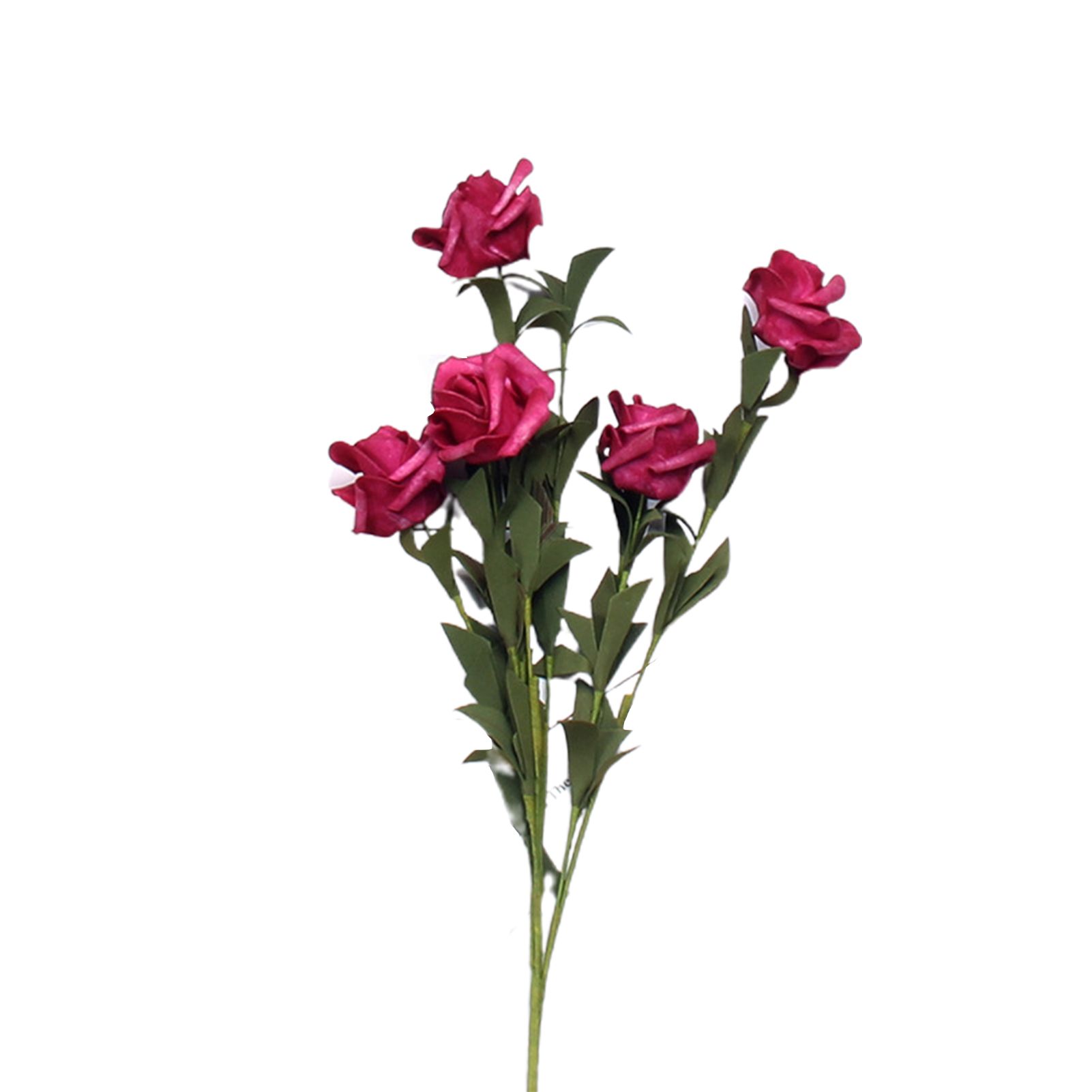Livecity 1 Bouquet Simulation Rose Vintage No Withering TPE European-style Decoration Simulation Flower for Party