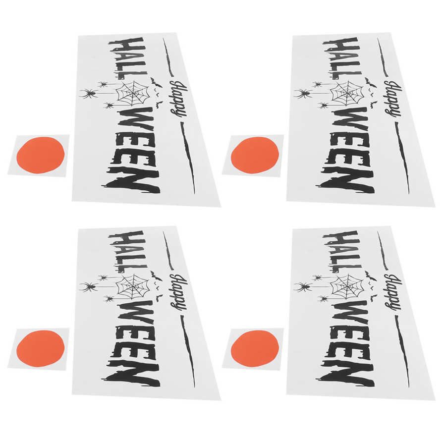 Buy Ying 4 Set Halloween Decoration Wall Stickers Decals Wallpaper for Living Room Bedroom Window Glass Decor