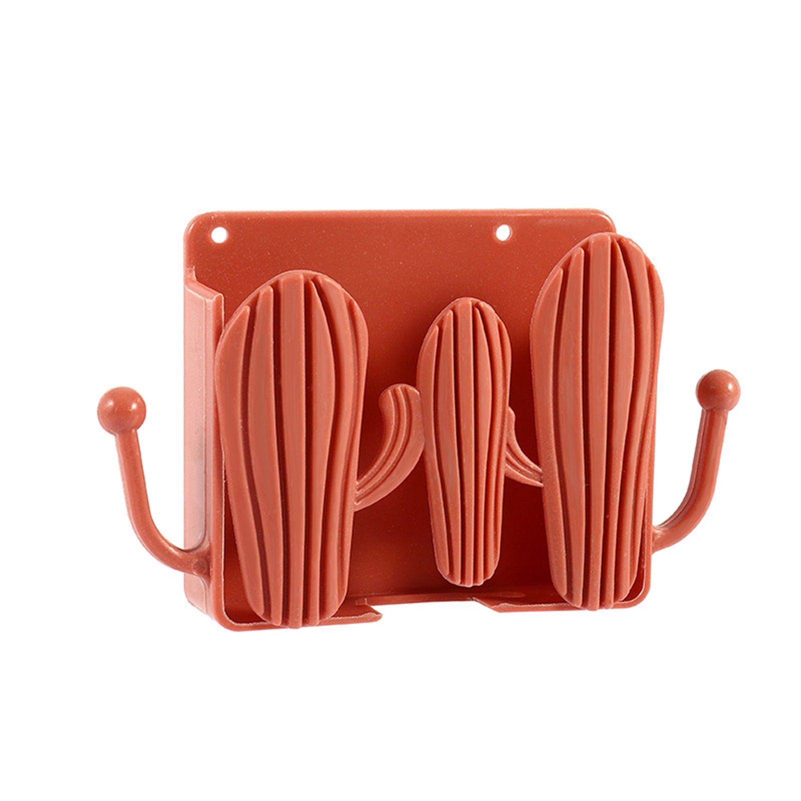 Media Storage Box Punch Free Plastic Cell Phone Charging Brackets