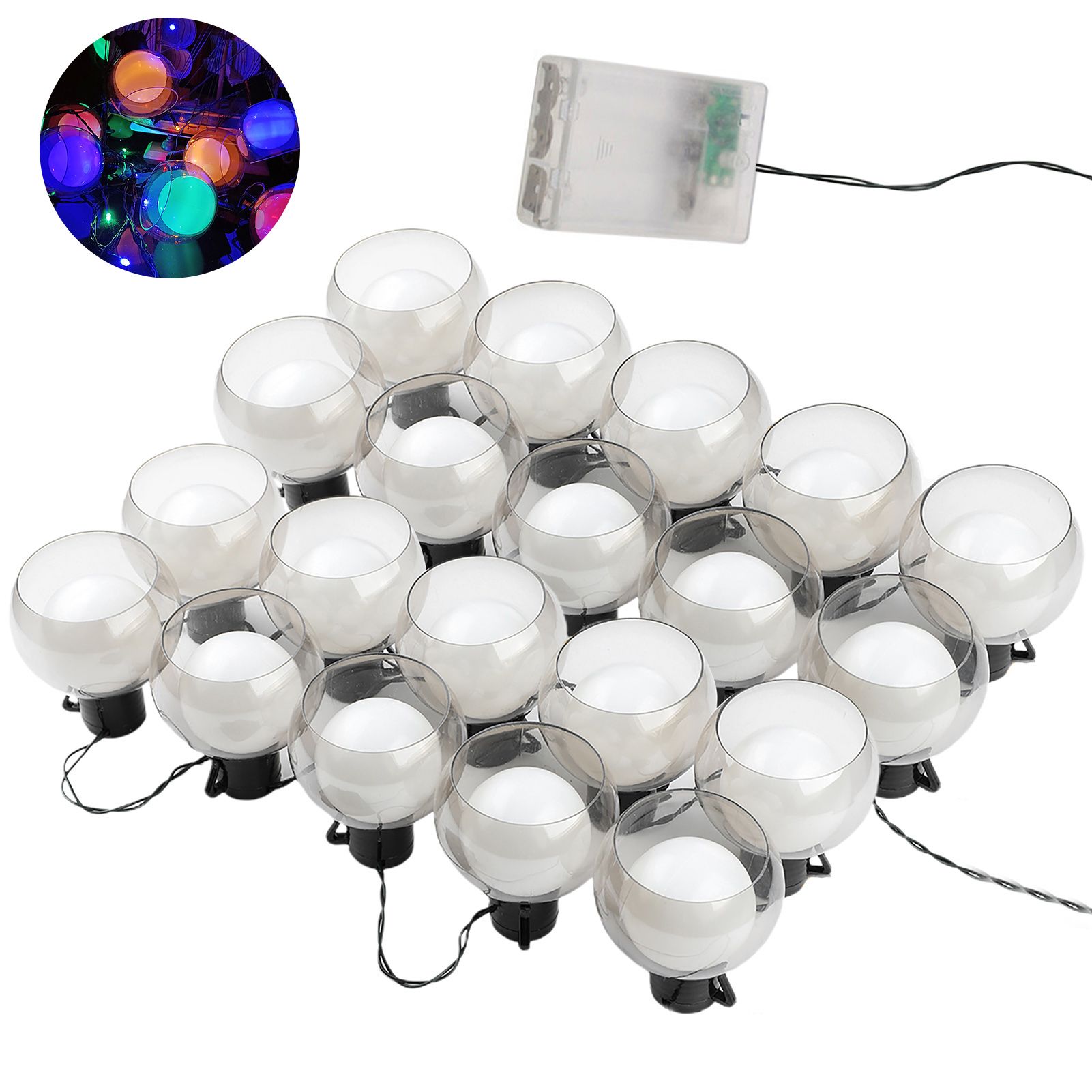 Fairy Lamp Multi-purpose LED Bulb String Lamp with Lampshade