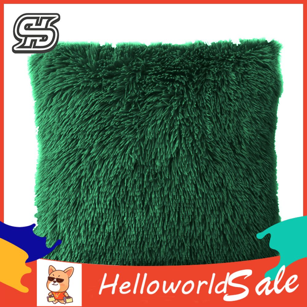 Warm Soft Fluffy Throw low Case Cover Cushion Home Bed Sofa Car Decoration