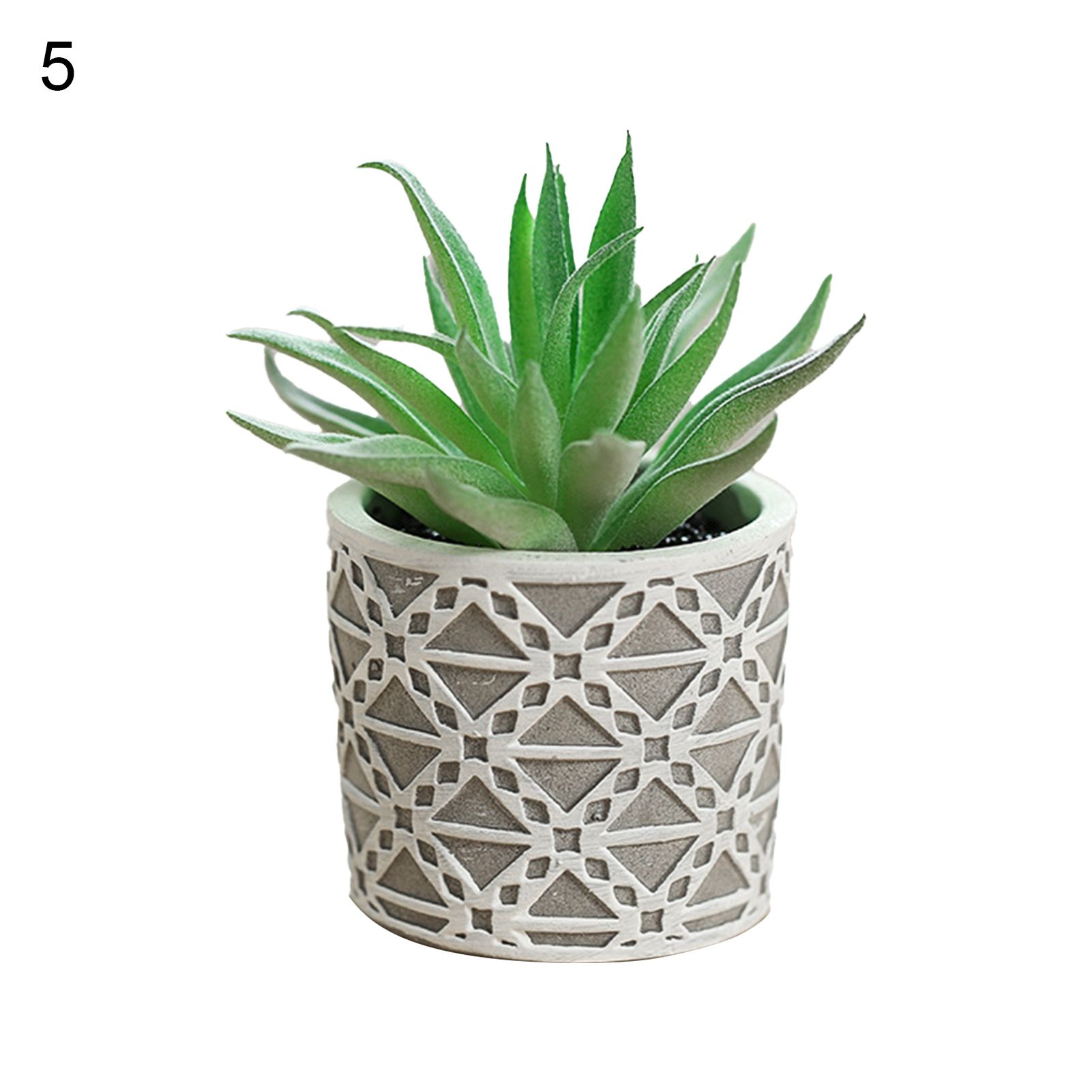 Fake Decor Fresh Looking Fauxni Decorative Assorted Succulent Pot