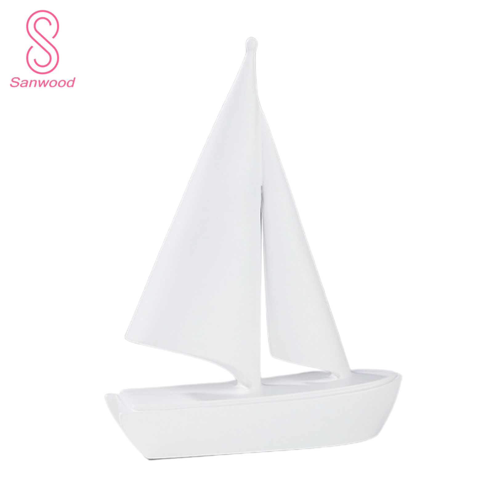 Resin Figurine Anti-corrosion Non-slip Sailing Ship Miniature