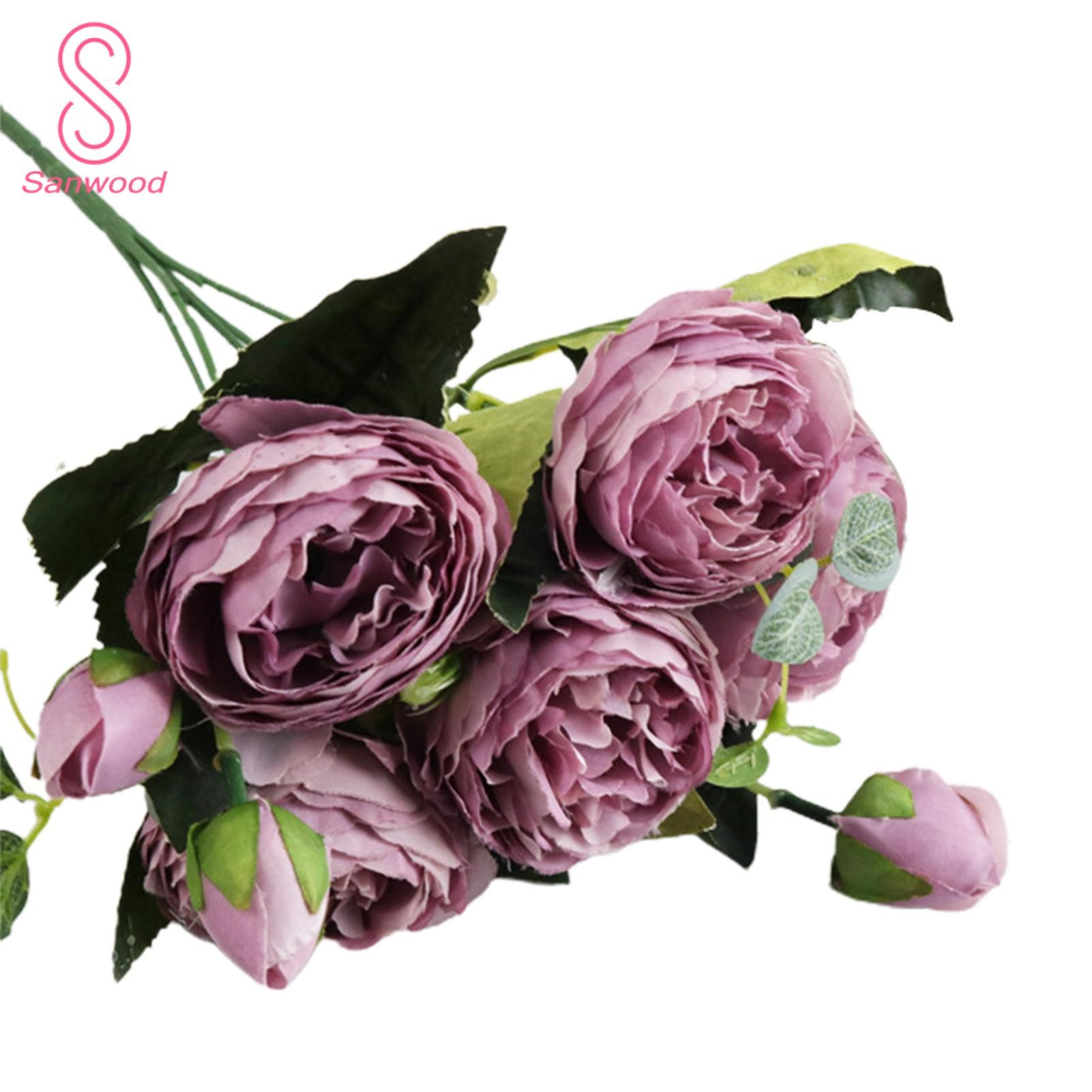 Artificial Peony Flower Weather-resistant No Withering Faux Silk Flower