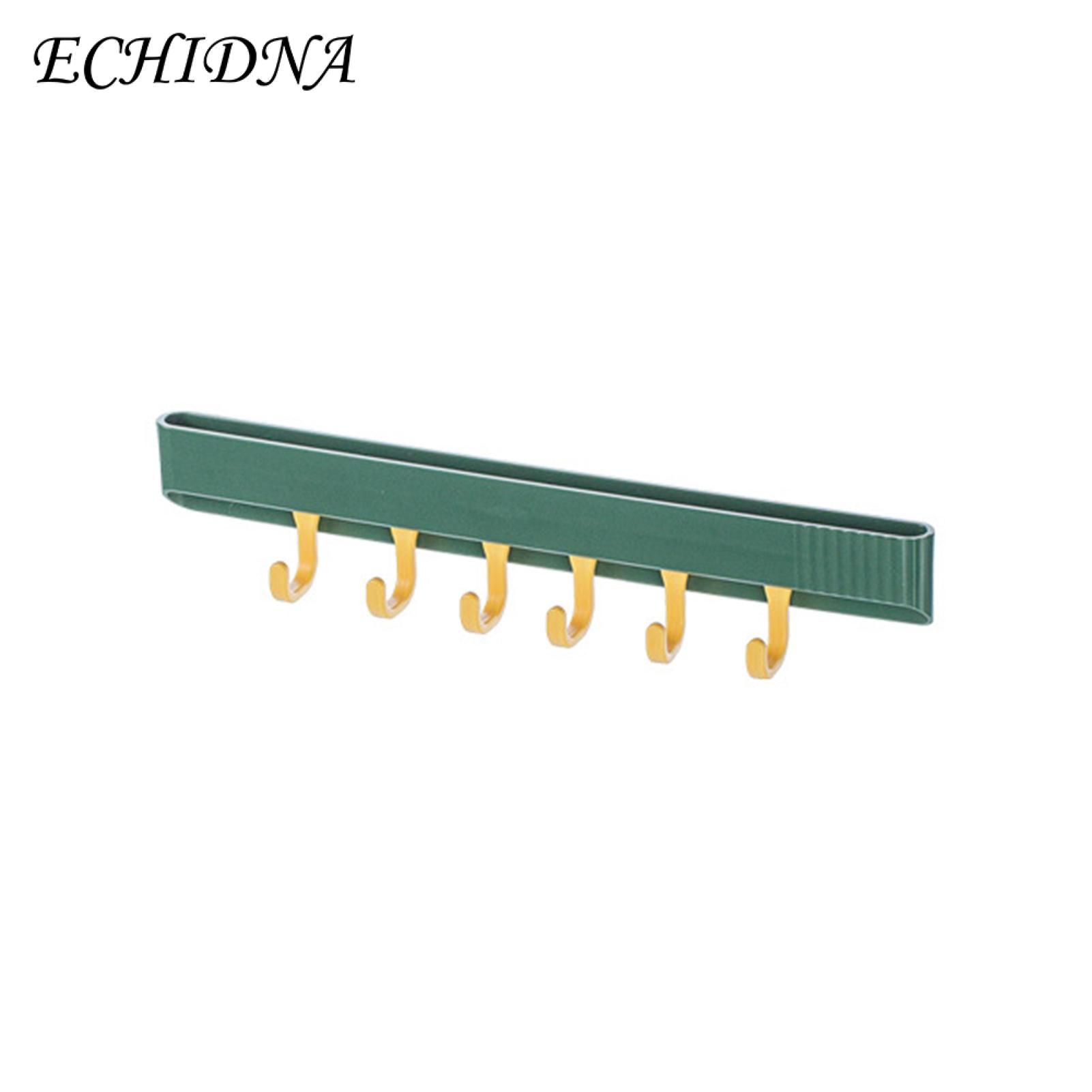 ECHIDNA Row Hook Practicability Strong Strength Moisture-Proof Movable Coat Hook