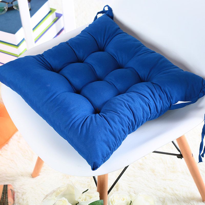 Colourful Chunky Seat Pads Tie On Office Garden Dining Kitchen Chair Cushion New
