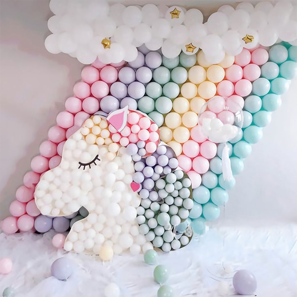 GC 10pcs 5 Inch Latex Balloon Macaron Candy Balloon Birthday Party Wedding Wedding Wedding Room Decoration