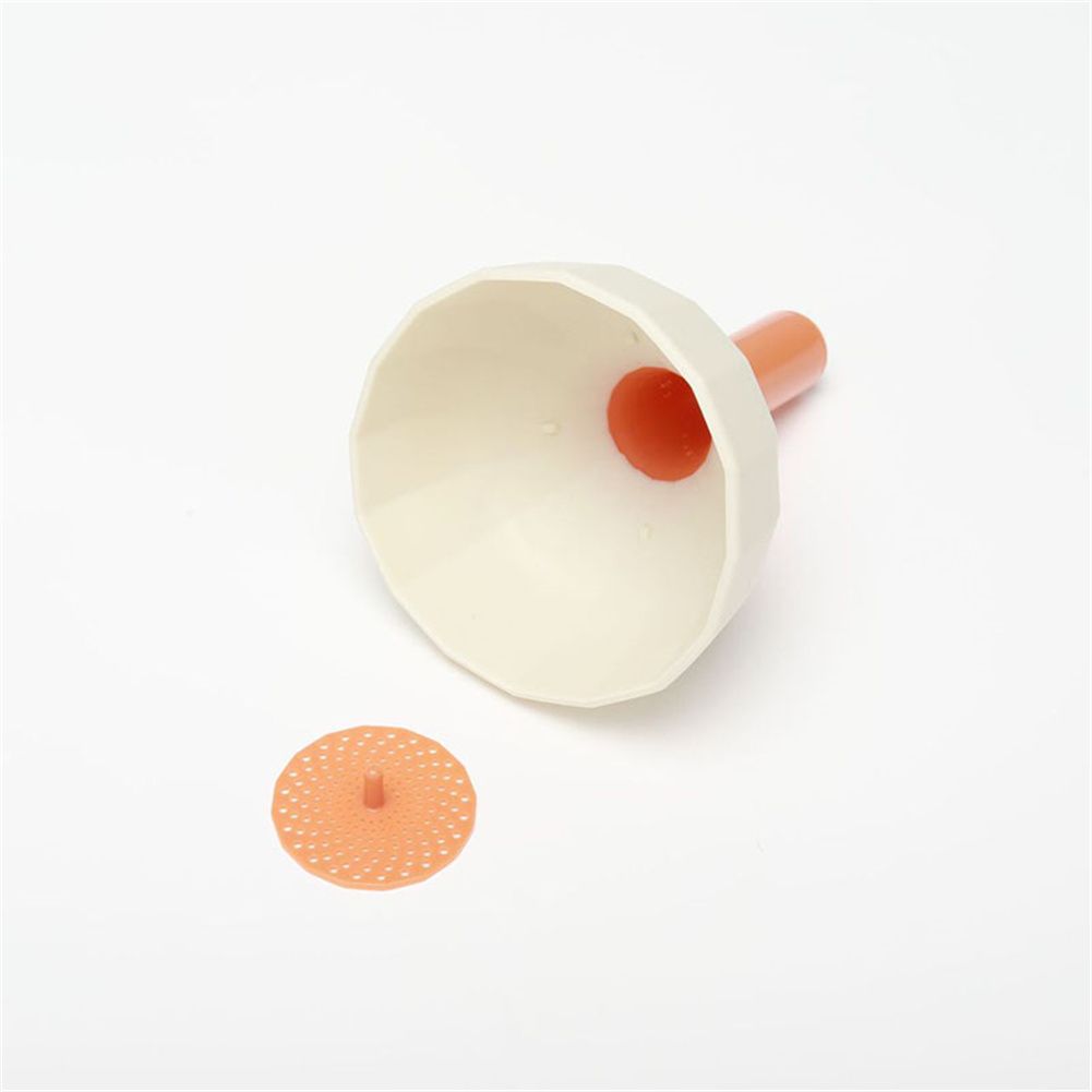 GC Portable Mini Oil Funnel Foldable Kitchen Helper Funnel For Oil Milk Juice color:Light green