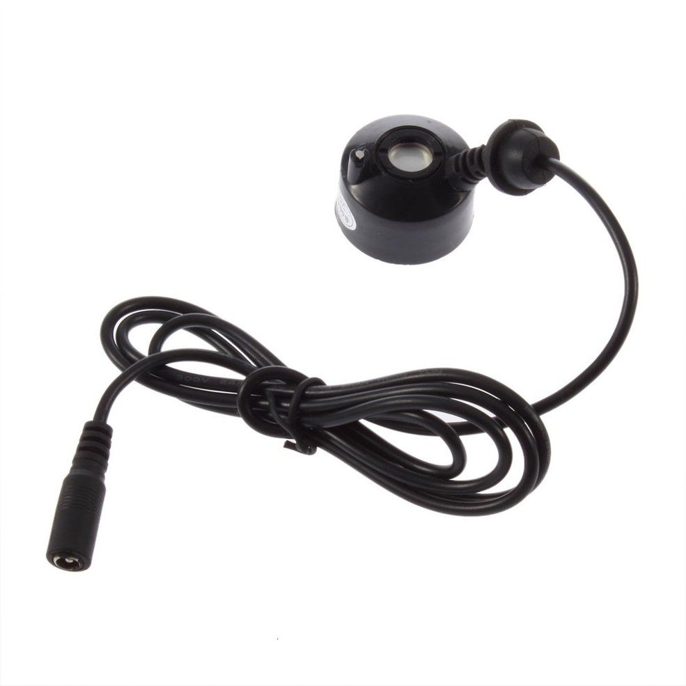 Ultrasonic Mist Maker Water Fountain Pond Air Humidifier Garden Sprayer-black
