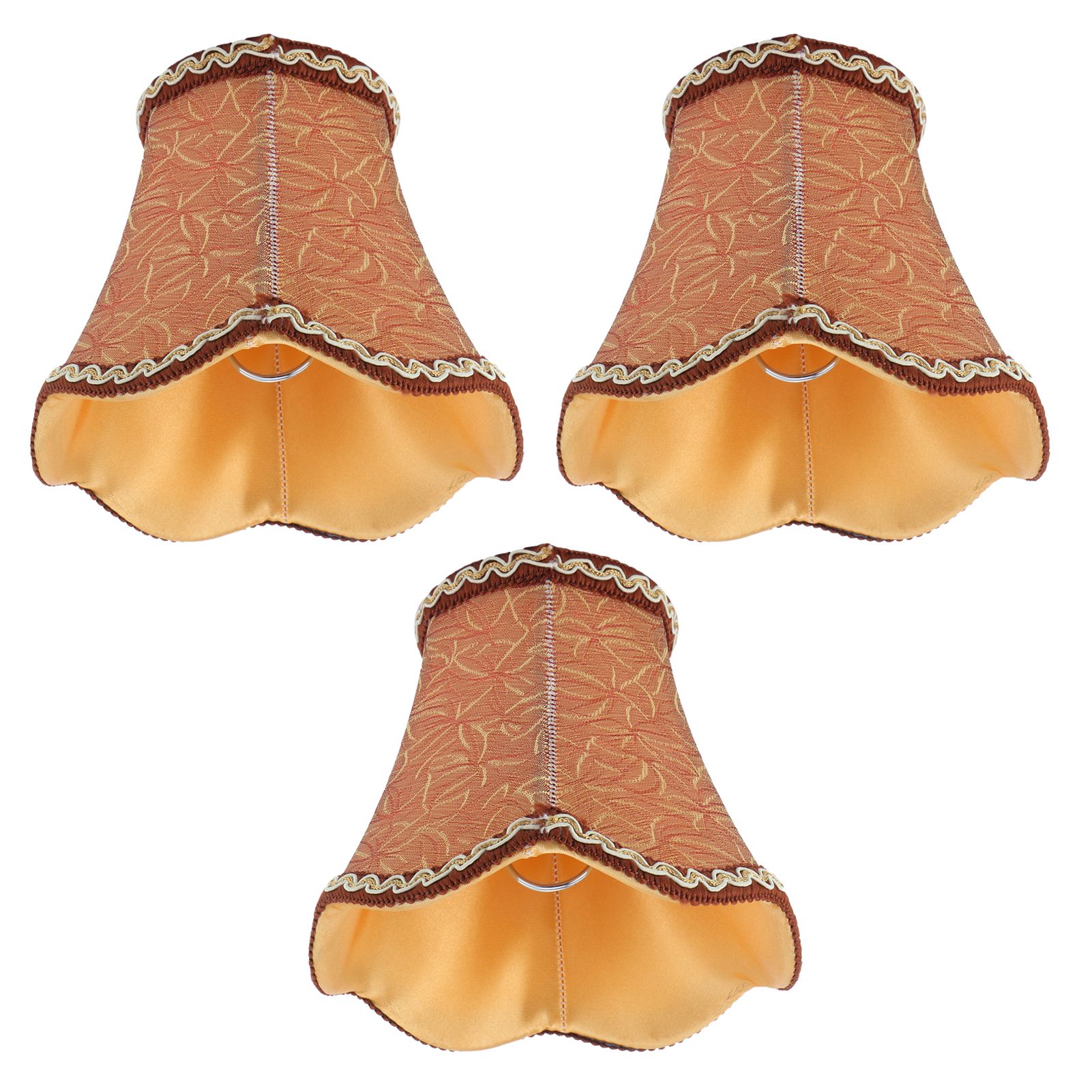 3Pcs E14 Lamp Shade European Fabric Candle Chandelier Cover For Hotel KTV