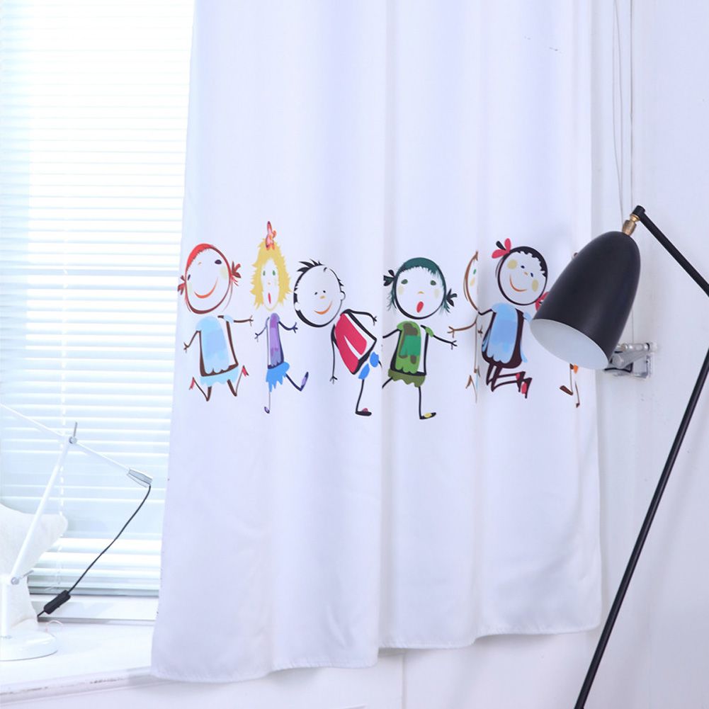 Yfashion Cartoon Printed hicken Shading Curtains for Kids Room Bedroom Living Room