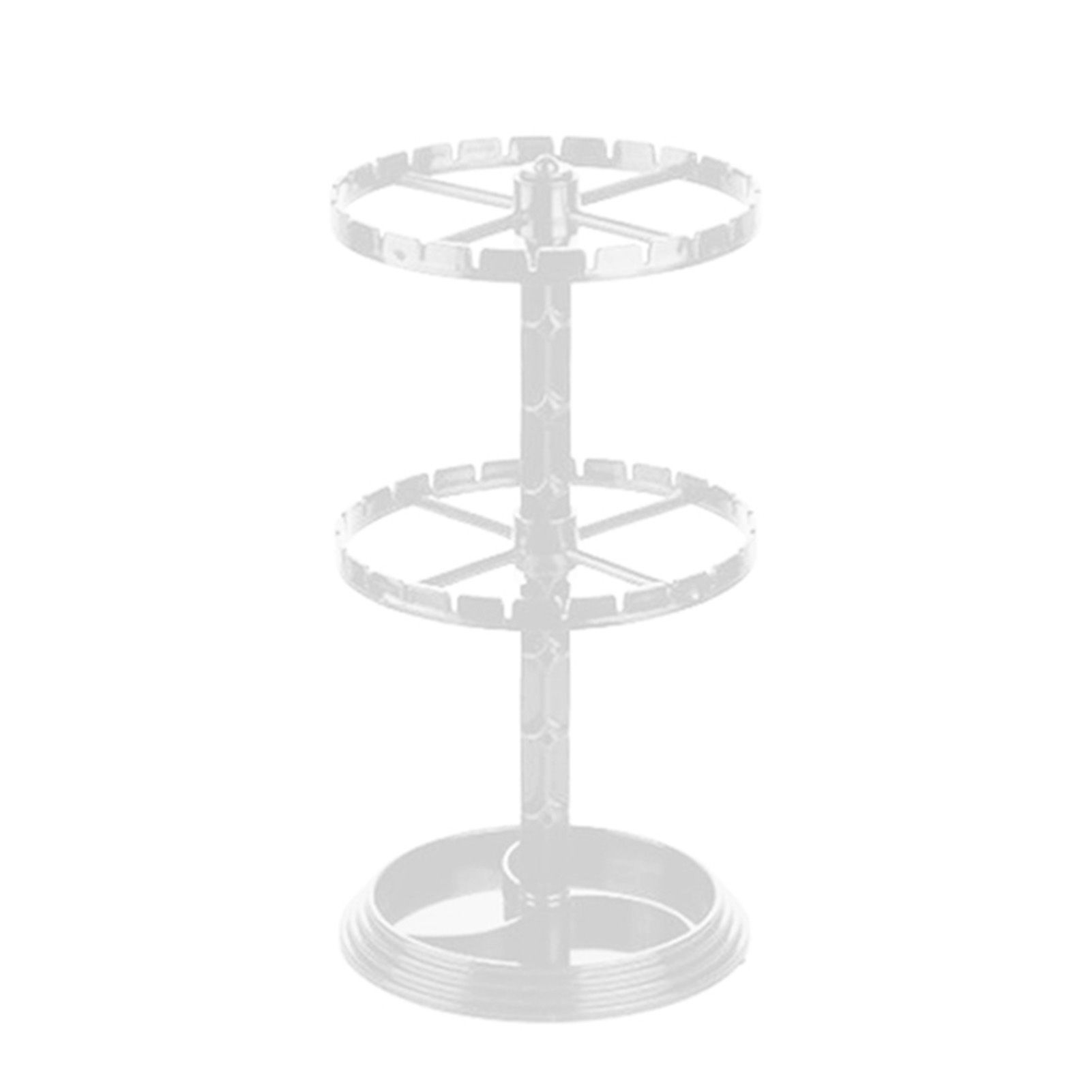 Rotatable Jewelry Display Rack Transparent PS Collection Organizer Earring Hanger for Dorm