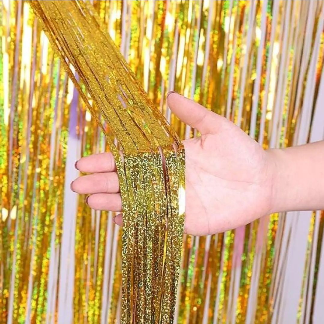 Foil Curtain For decoration 1pcs  Multicolour - Porda