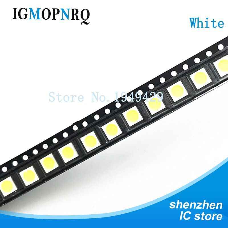 100PCS/LOT White Light 5050 SMD LED Diode Super 5050 LED