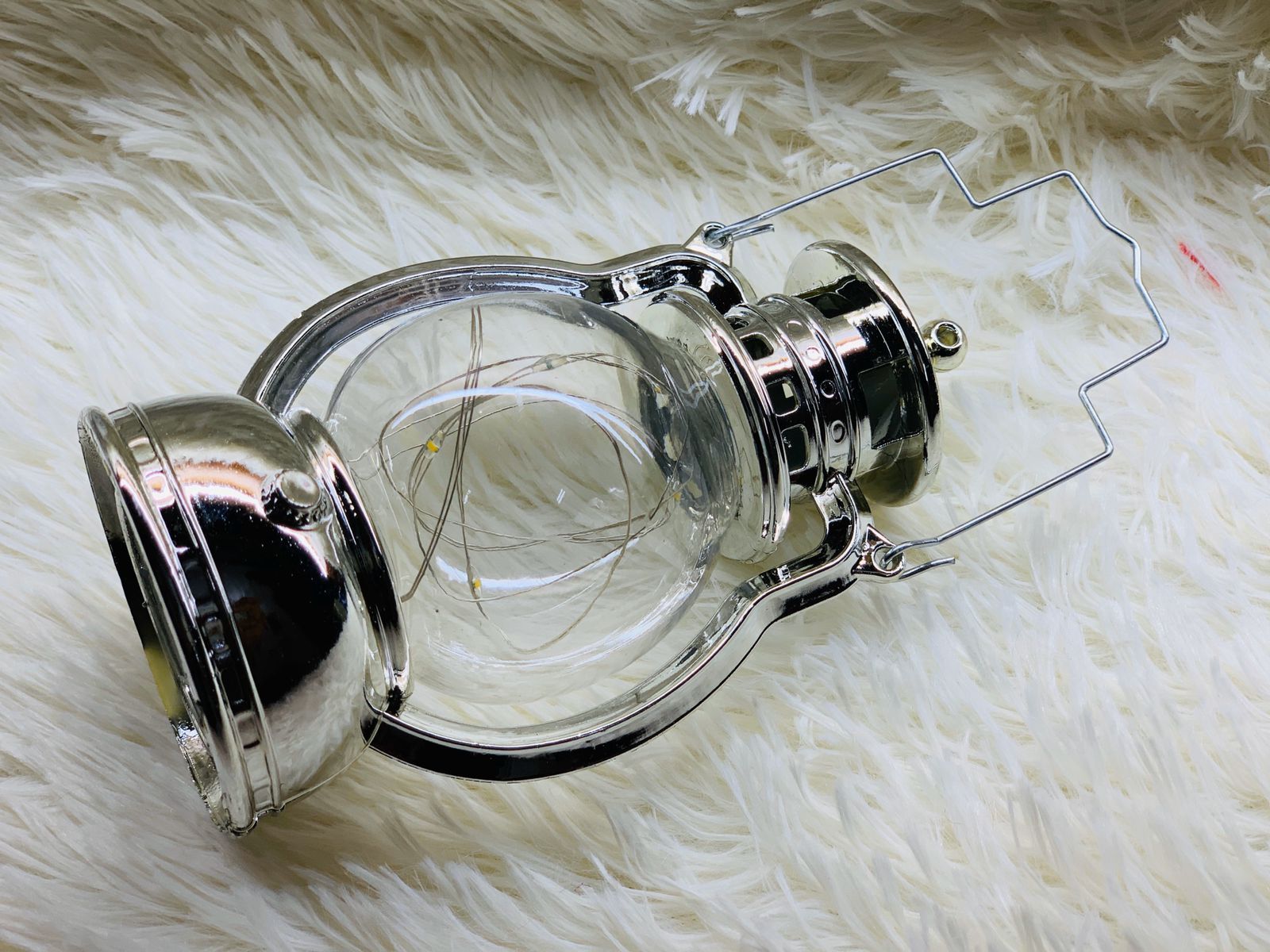 Five inches Mini Beautiful Attractive String light and Bulb system Home Decor Hurricane - Table Lamp