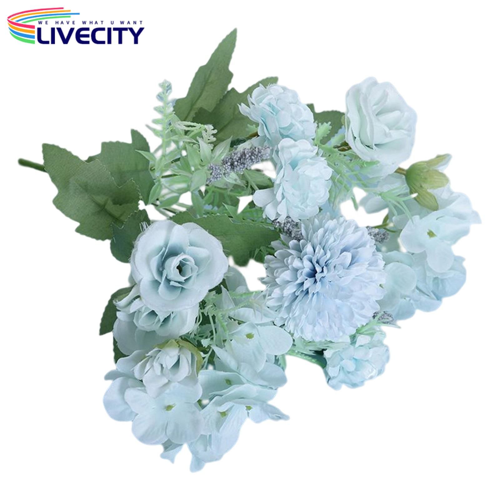 Simulation Flower Bent Freely Easy to Care 7 Heads Simulation Flower Party Decor