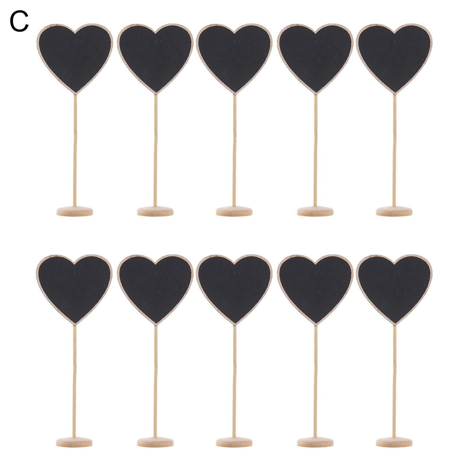 Decorative Chalkboards Creative Shape Small Wooden Blackboard Write Information Board