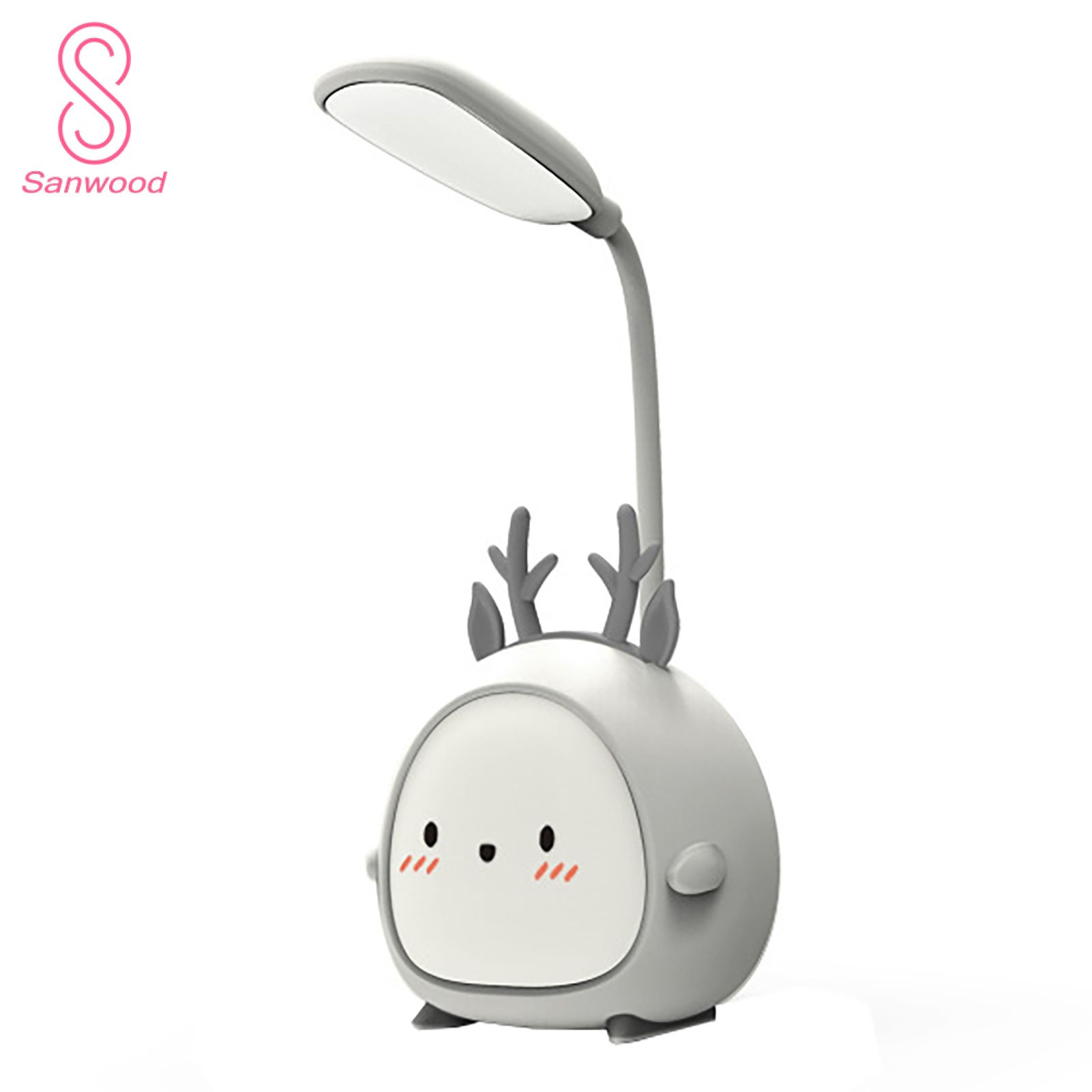 Desk Lamp Multi-purpose Eye-protection Adorable Household Mini Three-gear USB Lamp for Reading