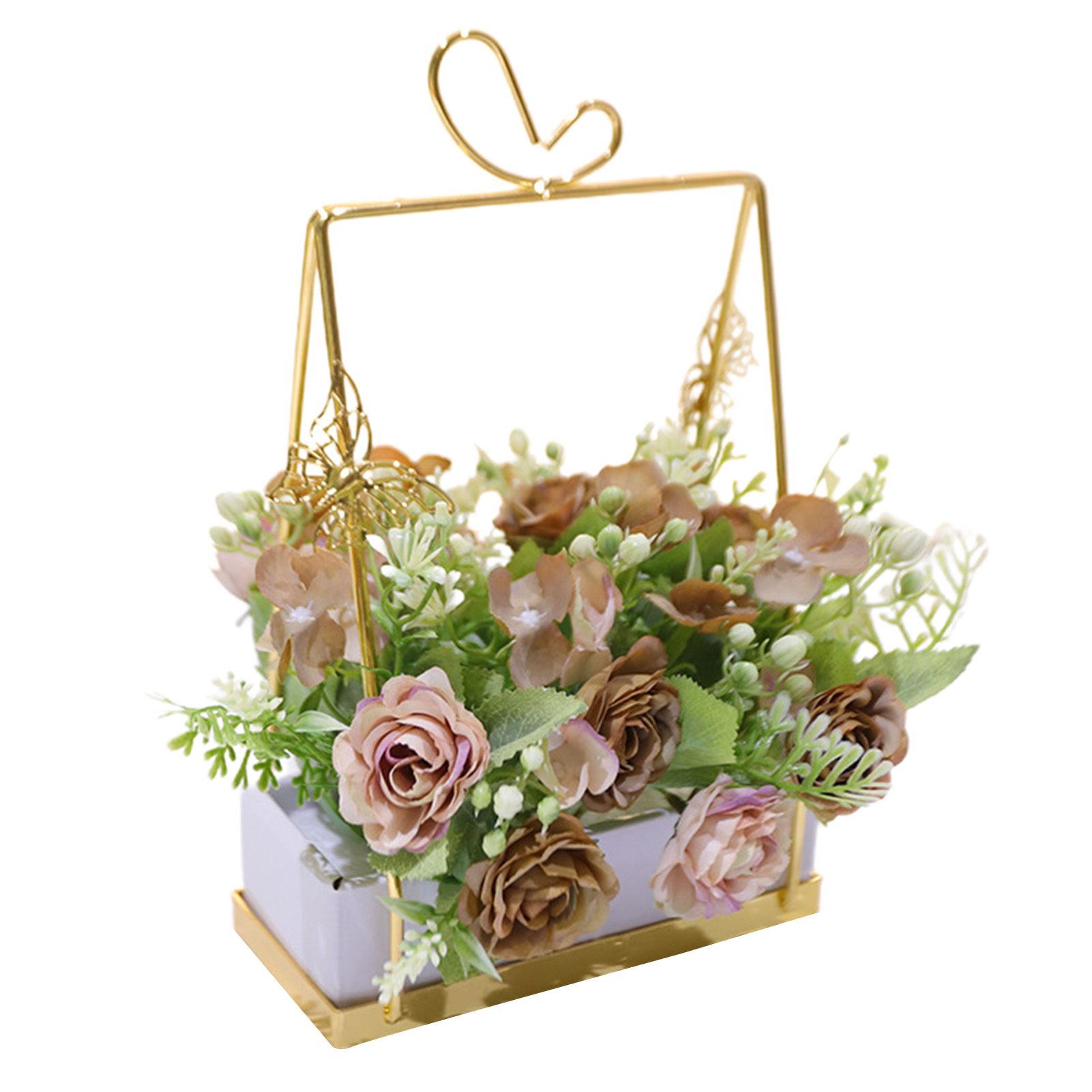Artificial Flower Long Lasting Artificial Potted Wedding Gifts