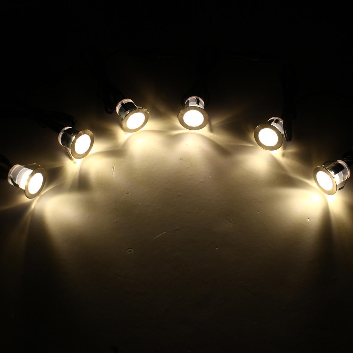 Pack of 6 Low Voltage LED Deck Lights Kit