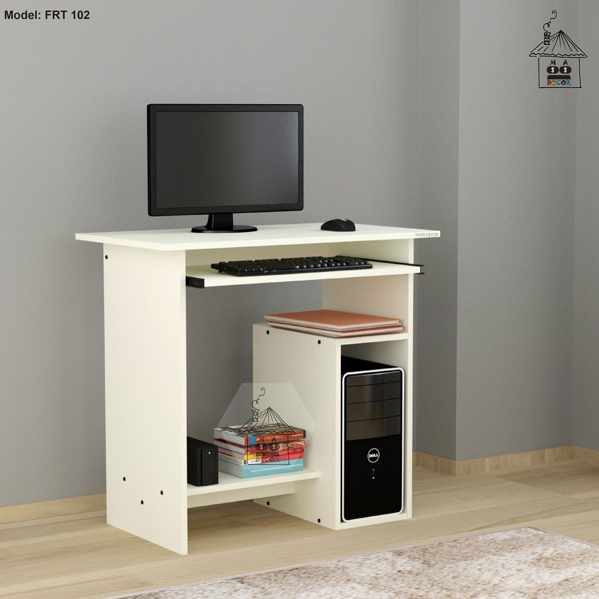 Desktop computer Table  31 Inch x 29 Inch x 18 Inch (Model: FRT102)