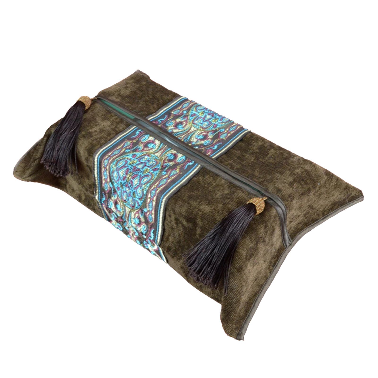 Tissue Organizer Wide Application Classical Embroidery Tissue Holder