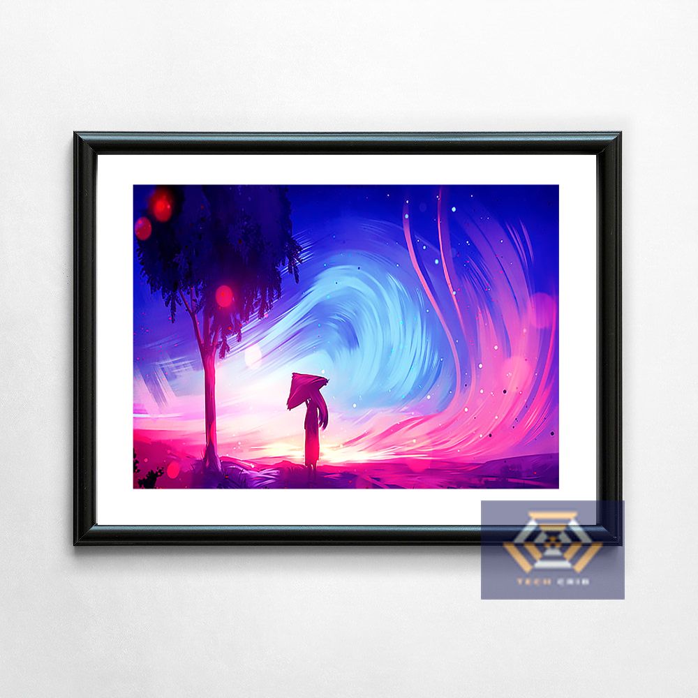 Fiber Art Photo Frame For Wall Decor / Photo frame Canvas art for Home Decor.