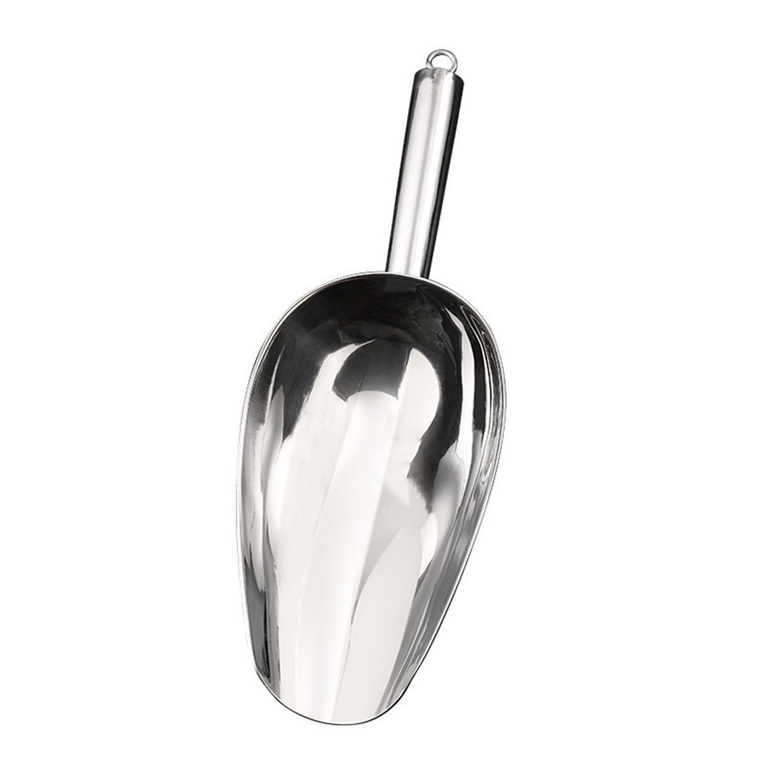 Ice Scoop Handy Ice Cube Shovel One-Piece Cast 304 Stainless Steel Ice Candy Flour Rice Coffee Bean Utility Scoop