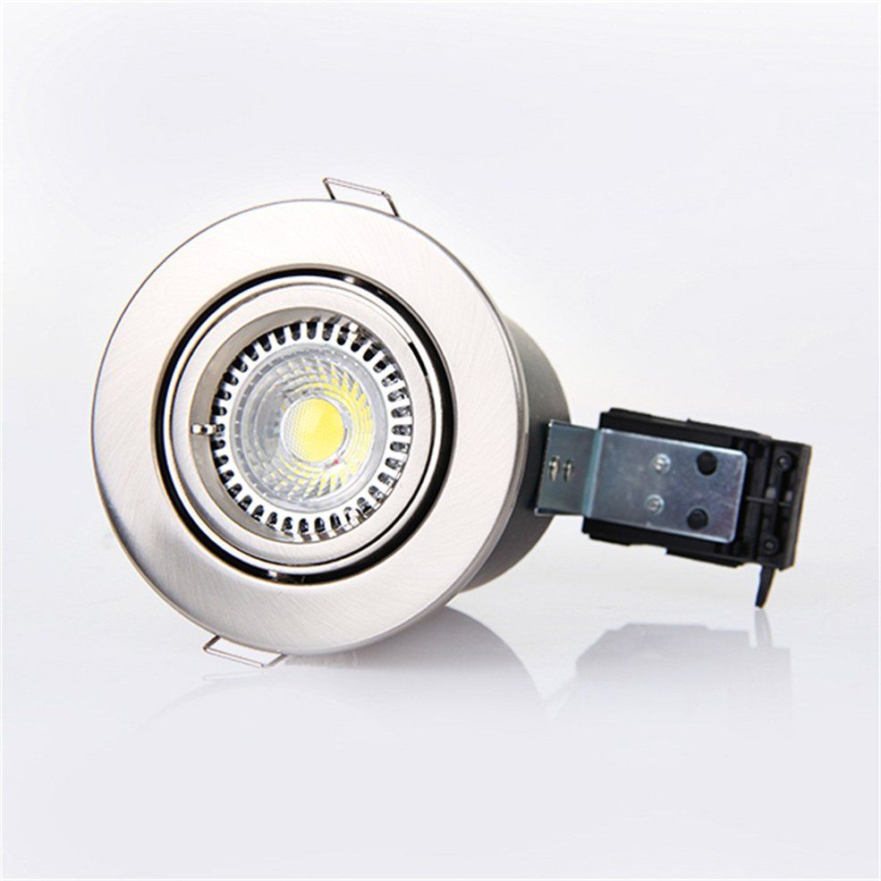 4X GU10 Fire Rated Ceiling Downlight Lighthouse Tilt Adjustable Downlighter