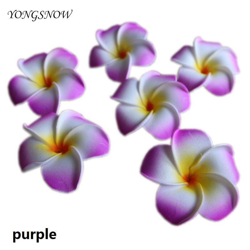 10Pcs Plumeria PE Foam Frangipani Artificial Flower Headdress Home Garden Egg Flowers Wedding Decoration Event Party Supplies