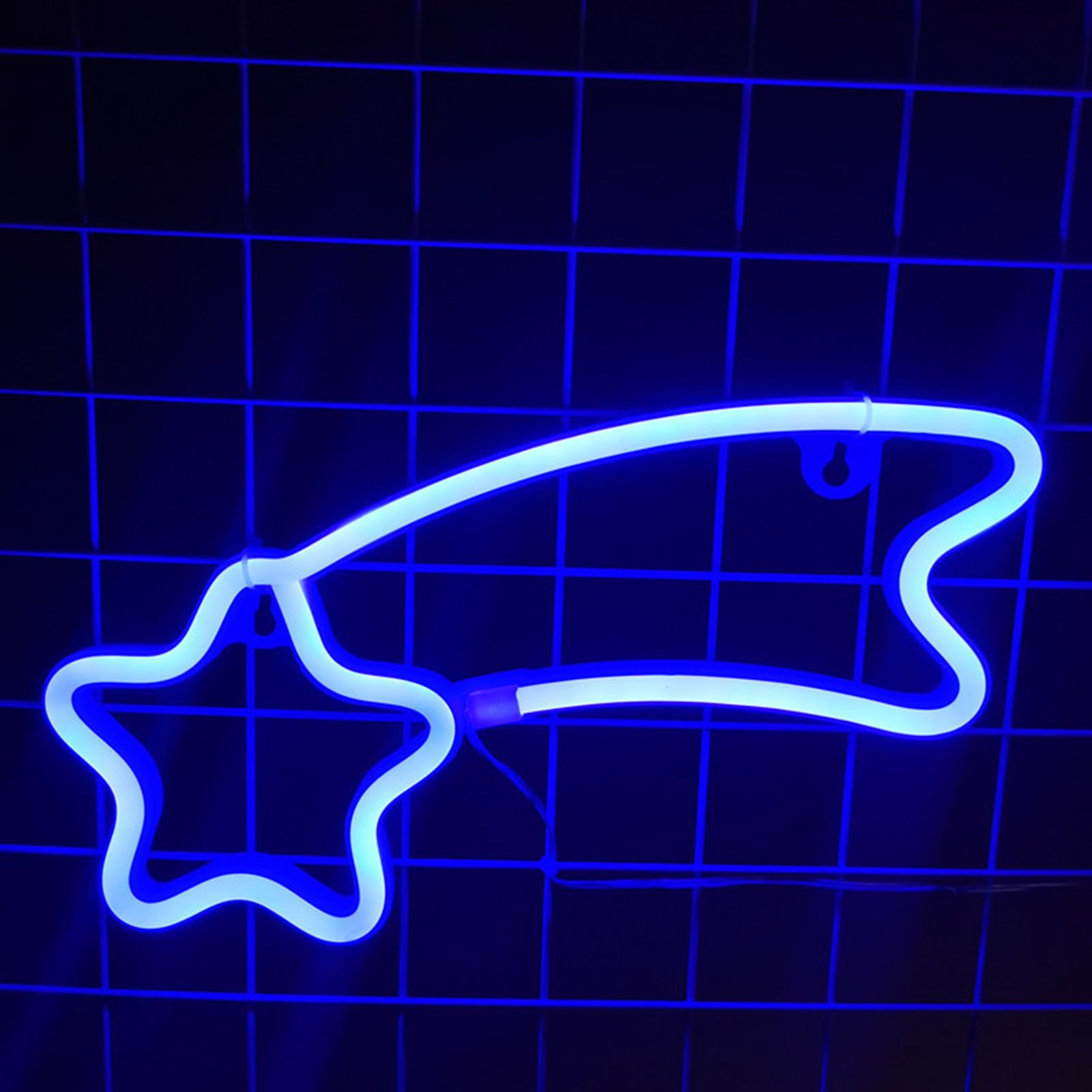 Neon Sign Eye-catching LED Meteor Neon Sign Modeling Light