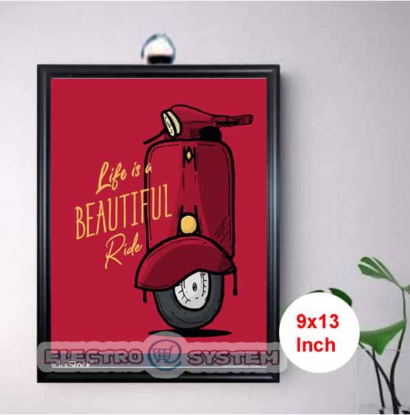 Home Decoration Poster With Frame Wall Mate Wallmate Home Decor Wall Mate Photo Frame For Wall Decoration Size 9 Inch By 13 Inch -  Room Decoration