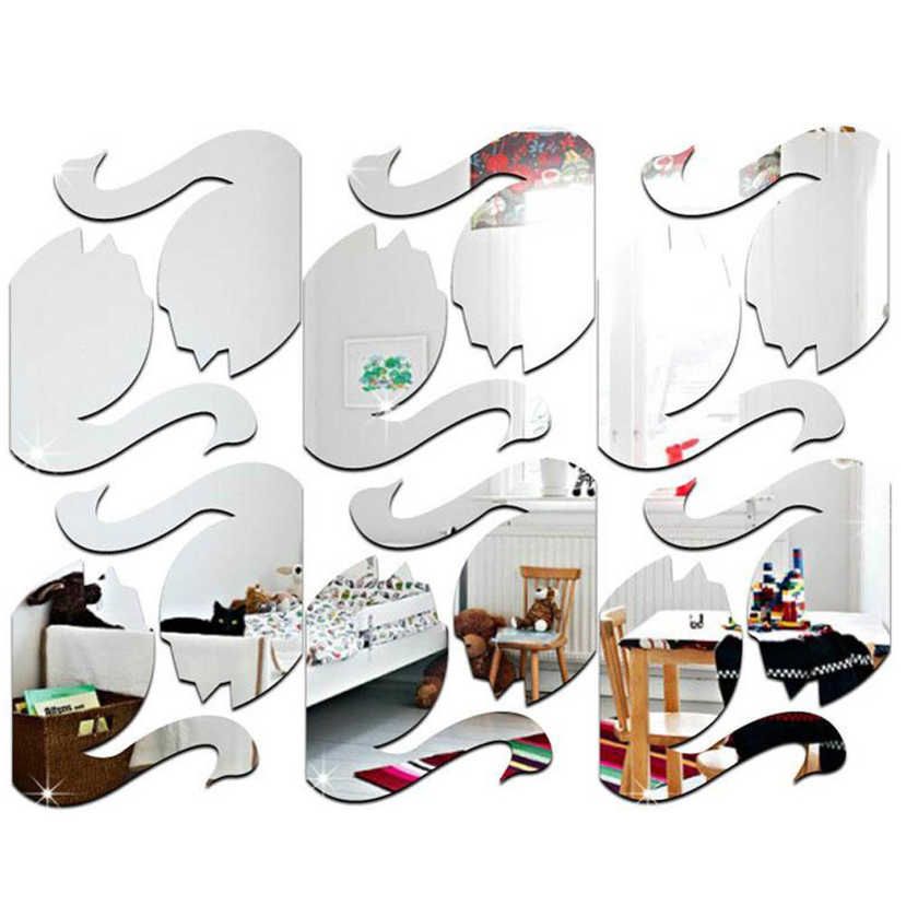 Acrylic Wall Sticker Mirror Swan Decal Art DIY for Home Nursery Room Decoration