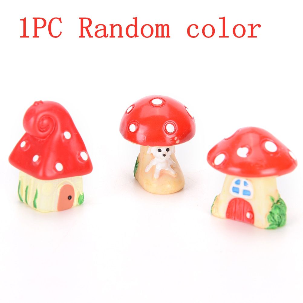 Mini Garden Decoration Miniature House villa Woodland Fairy Figurines Castle Fairy Garden Miniatures Castles Terrarium Figurines
