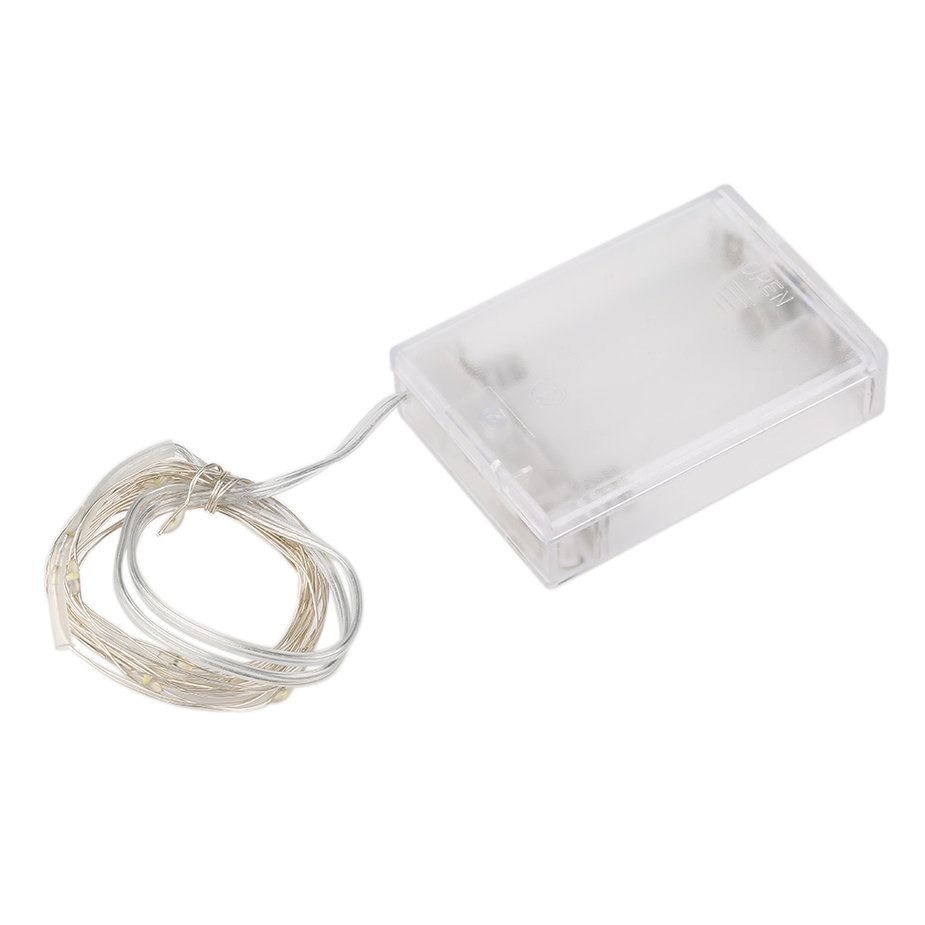 Waterproof 3M 30 LED Silver Wire String Light Indoor Outdoor Decoration Lamp