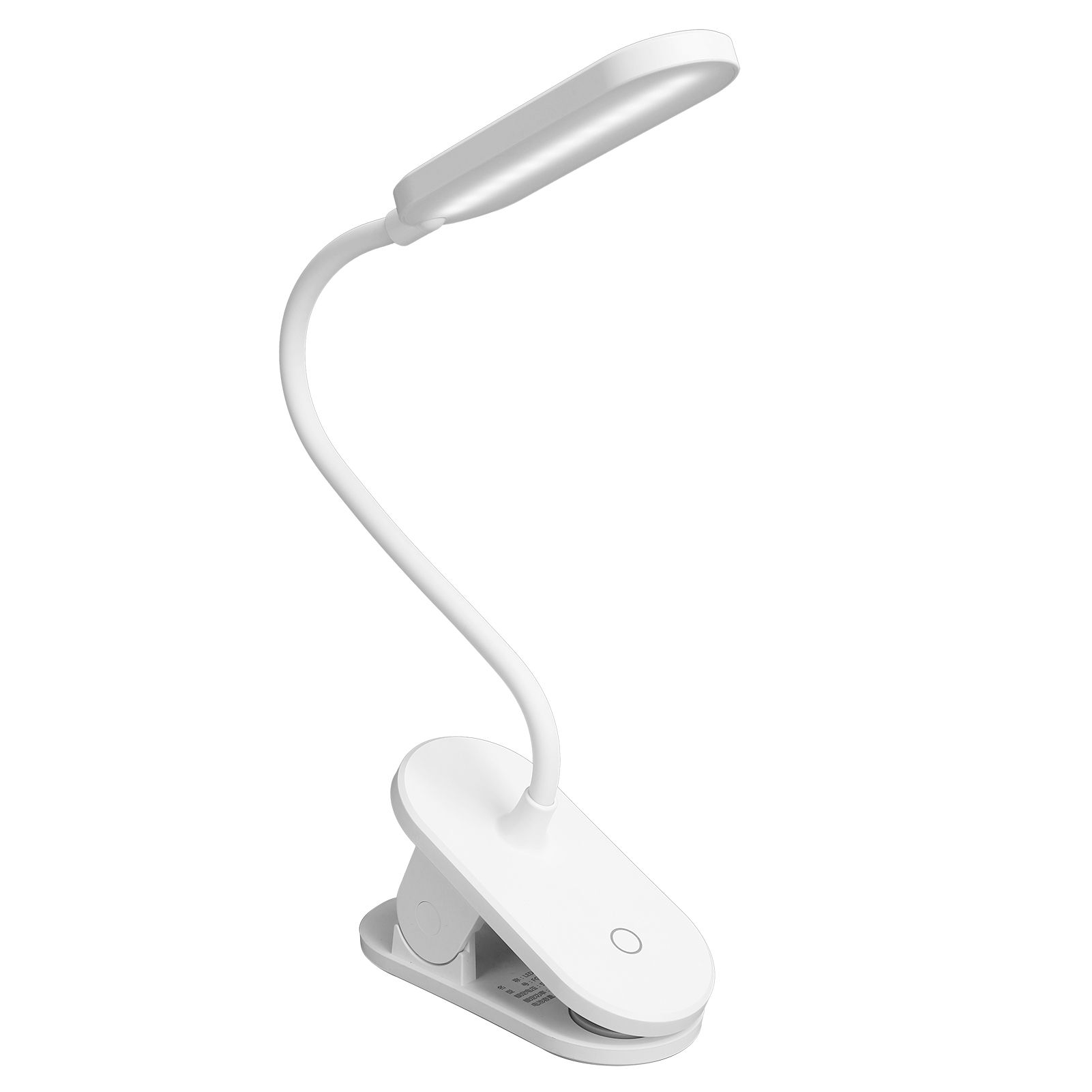 ClipOn Desk Lamp USB Charging DC5V Eye-Care 360° Flexible Gooseneck Reading