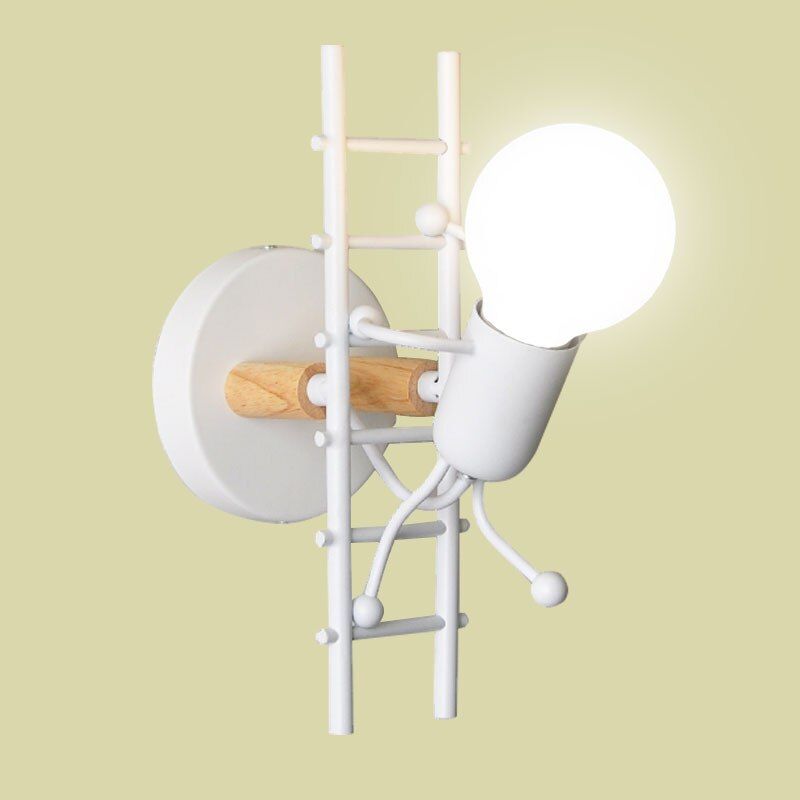 Wall lightchandelier wall lamp lights LED lamp Creative Mounted Iron Bedside Sconce Lamp for Kids Baby Room Living RoomDining ro