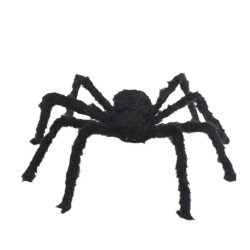 Halloween Props Decoration Outdoor Courtyard Layout Plush Toys Black Spider