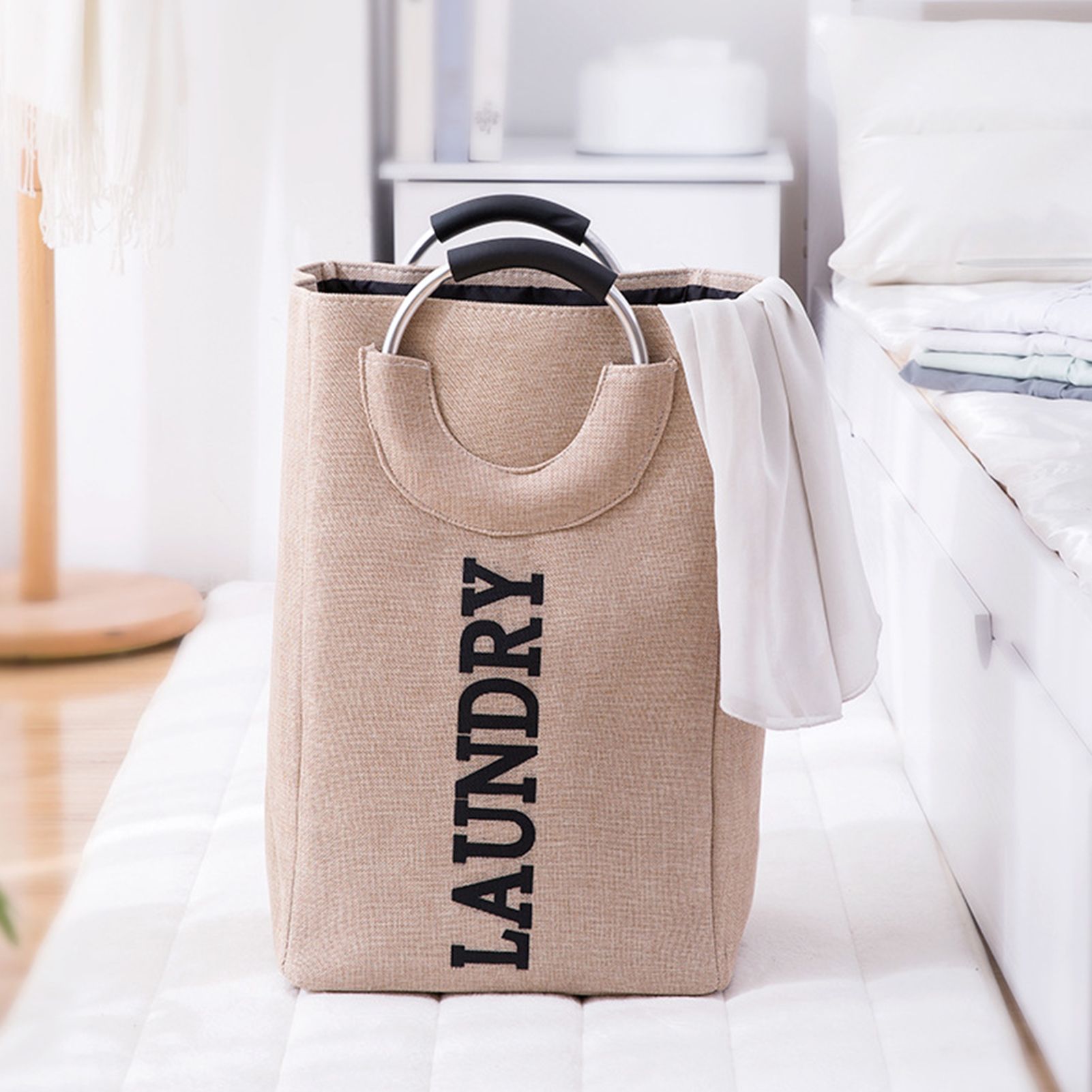 Laundry Hamper Large Capacity Dirty Clothes Storage Bag Basket Washing Bin