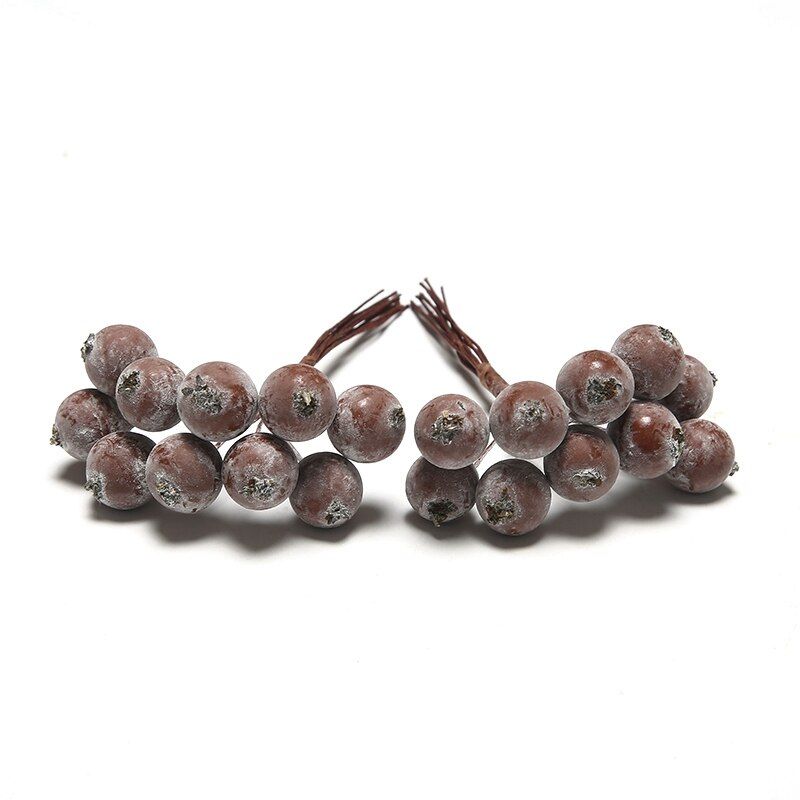 10pcs/lot Gradient Berry Artificial Flower Pearl Stamens For Wedding Party Home Decor DIY Wreath Crown Scrapbook Fake Flower